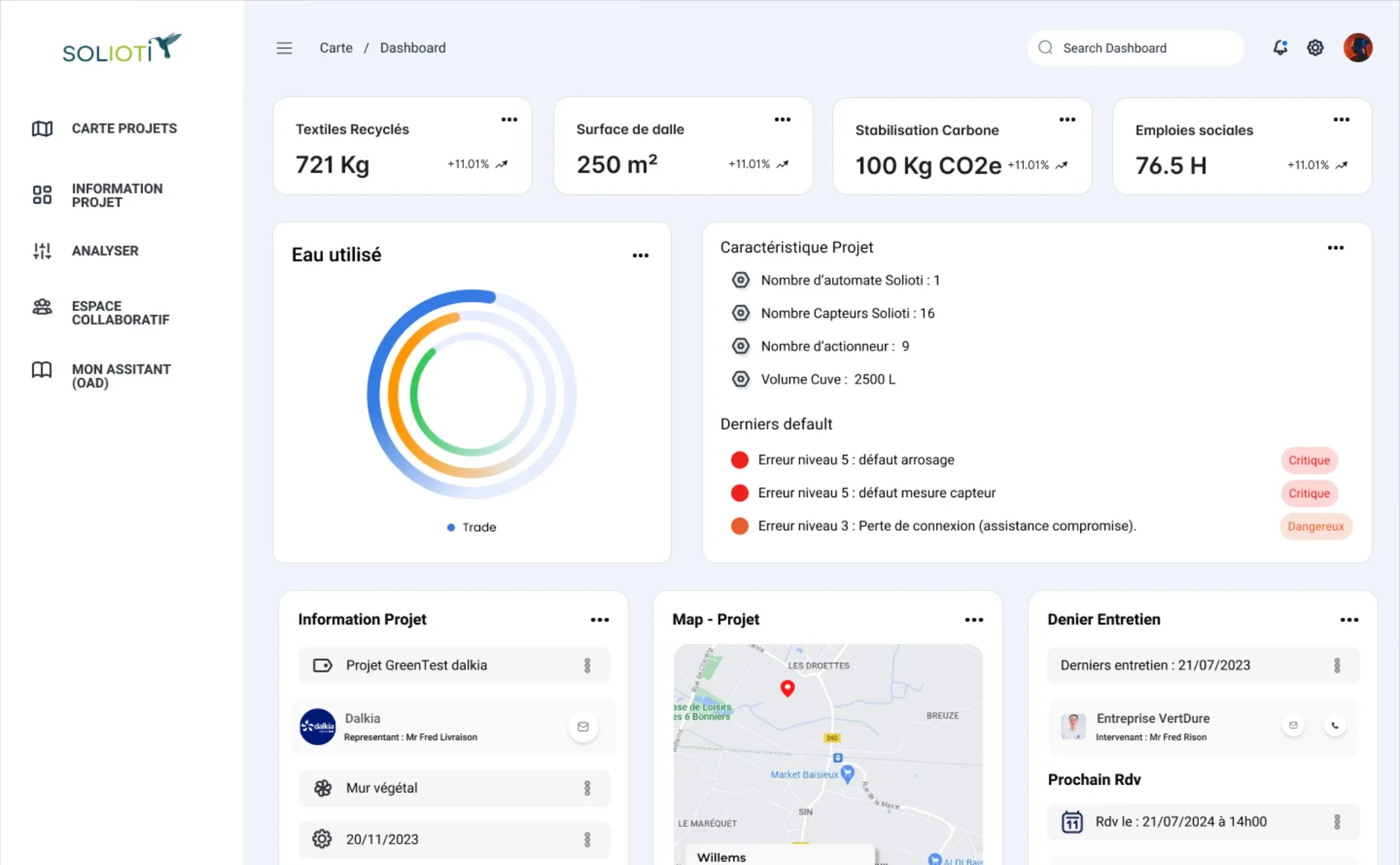 Solioti: L'écologie urbaine connectée & intelligente